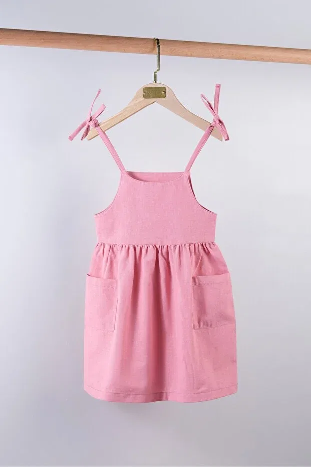 Детское платье для девочек хлопковое Bondberro, Powder Pink