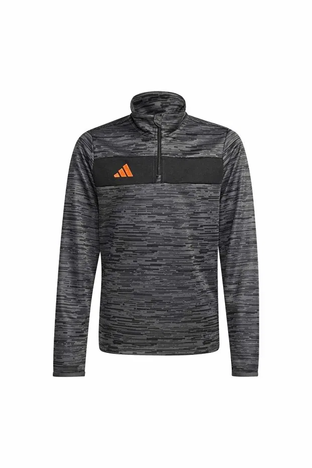 Детские спортивный свитшот для девочек с длинным рукавом Tiro es top and unisex children's sports sweatshirt kd3379 Adidas, Black — фото 4