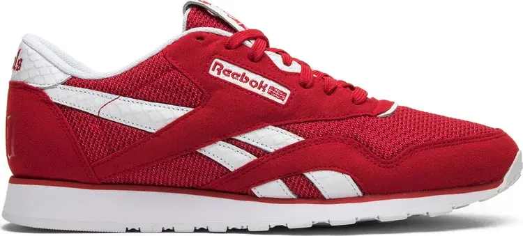 Кроссовки yg x bait x classic nylon '4hunnid' Reebok, красный — фото 2