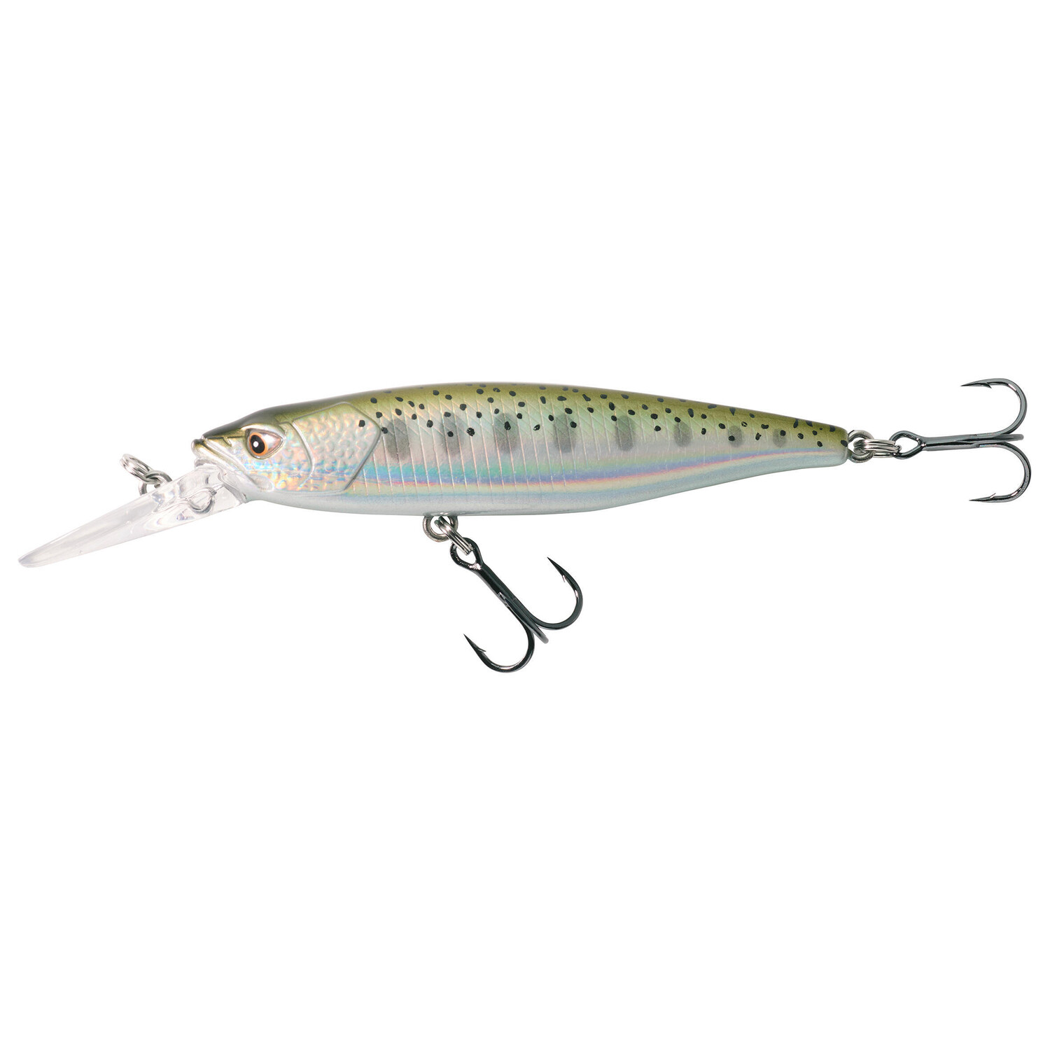 

Джеркблер воблер MINNOW WXM MNWDD 76 SP Yamame CAPERLAN, светло-серый/черный