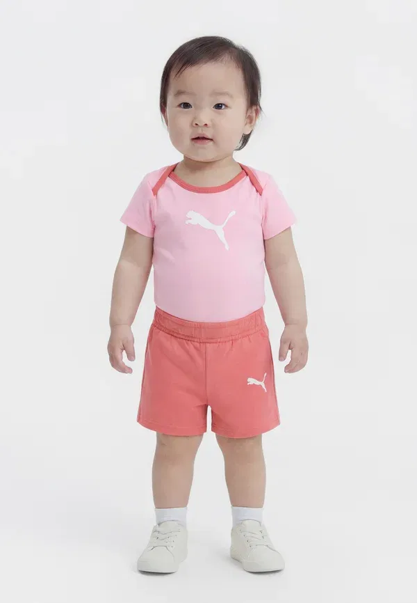 Комплект для новорожденных хлопковый Puma, розовый