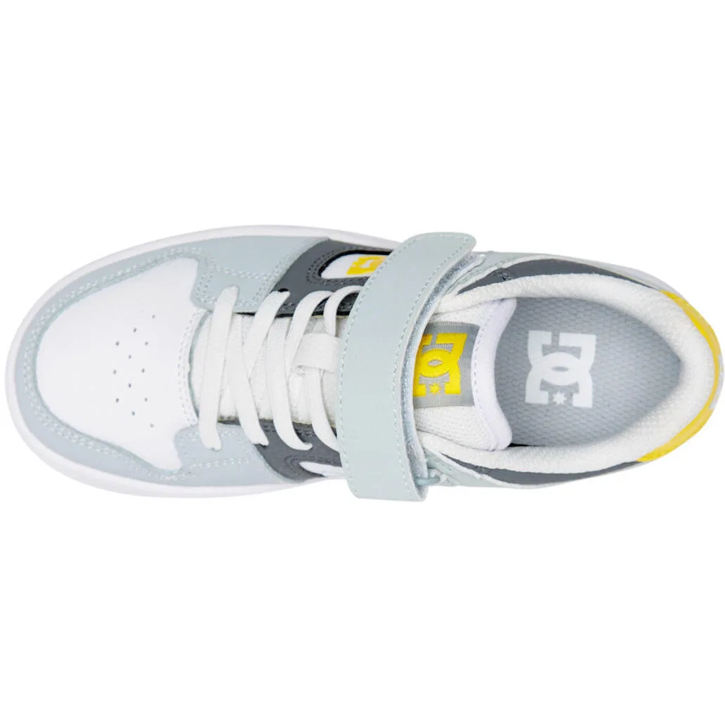 Детские кроссовки с натуральной кожи DC Shoes Manteca 4 V, Weiss — фото 2