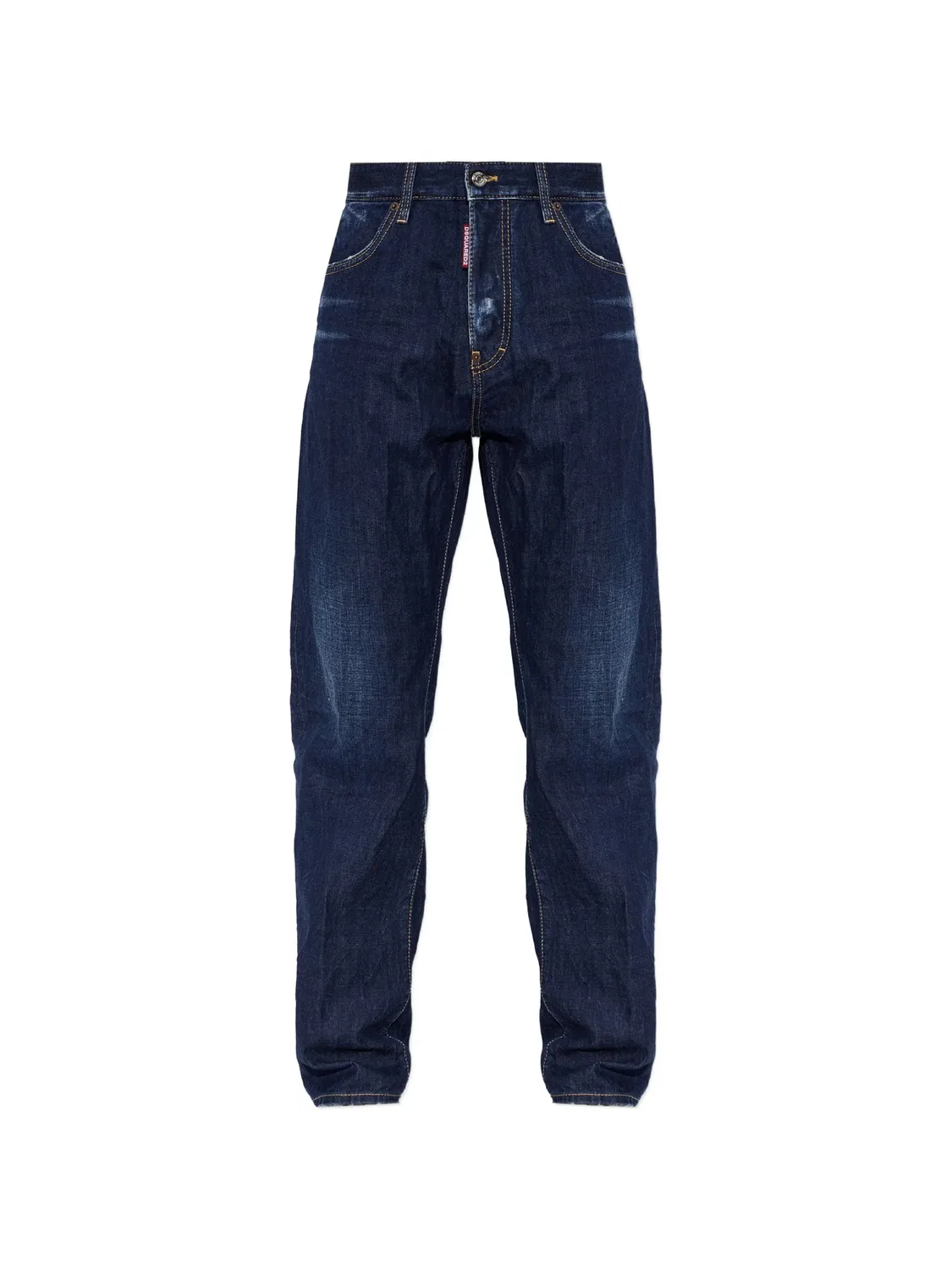 Джинсы 642 с потертостями DSQUARED2, синий