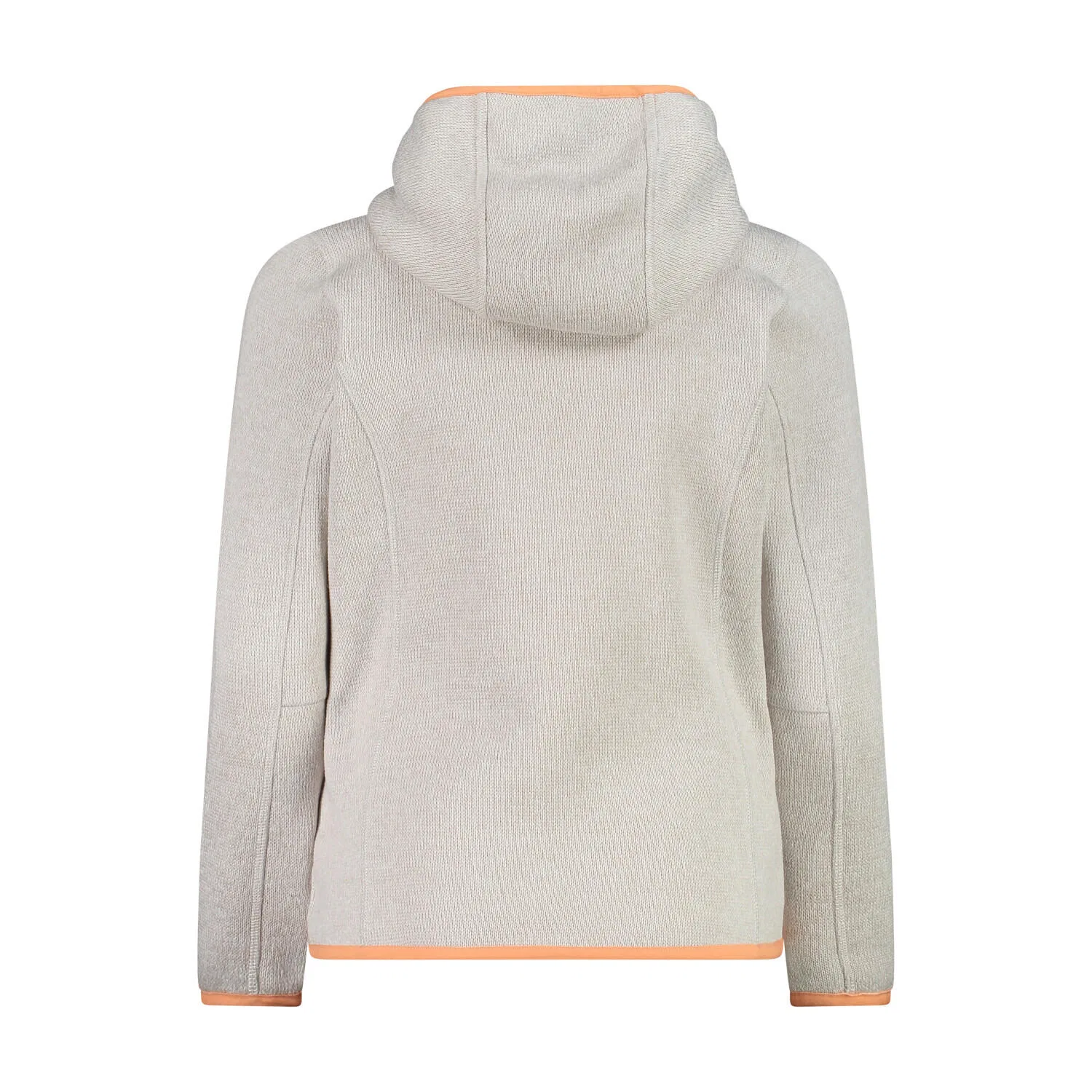 Детская флисовая куртка с капюшоном Fix Hood Cmp, Weiss Beige Orange — фото 4