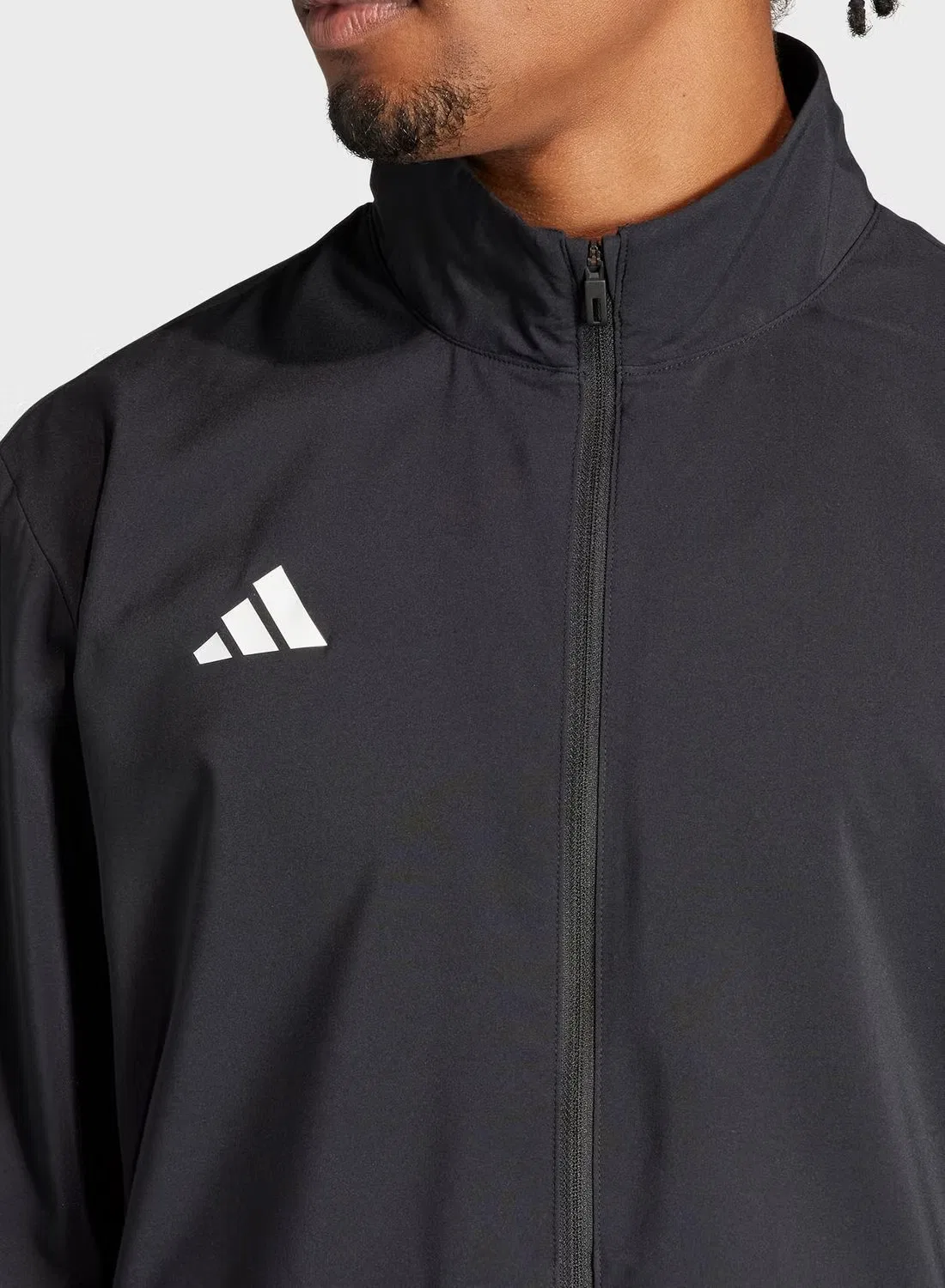 Куртка беговая водоотталкивающая Adizero Adidas, черный — фото 3