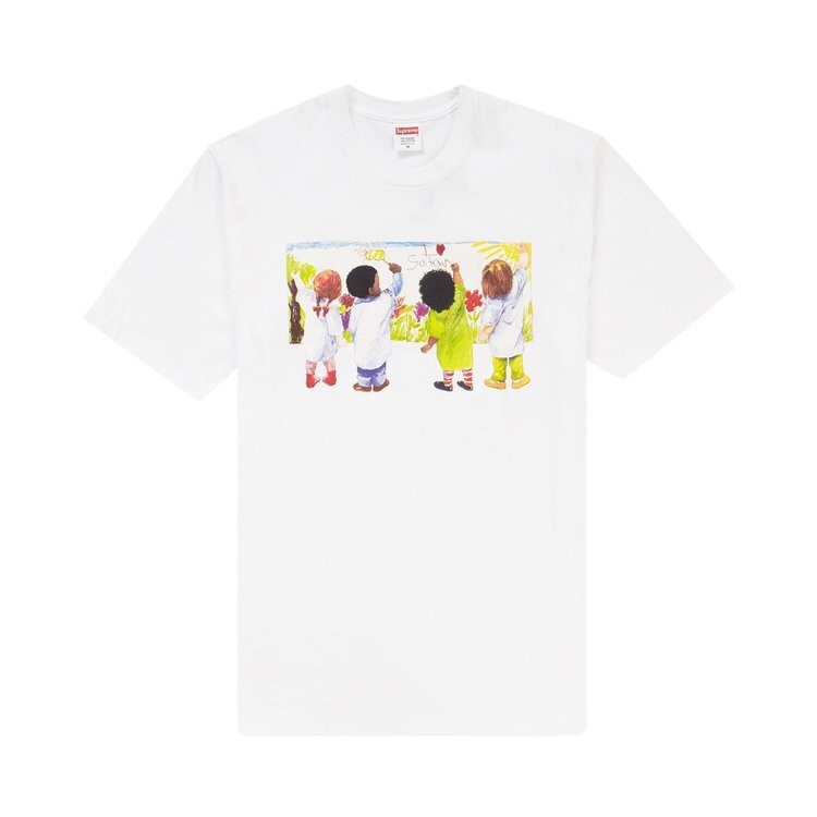 

Футболка Supreme Kids Tee 'White', белый