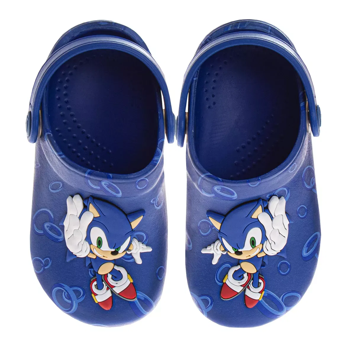 Детские сандалии-клоги с принтом Sonic The Hedgehog Sega, Blue