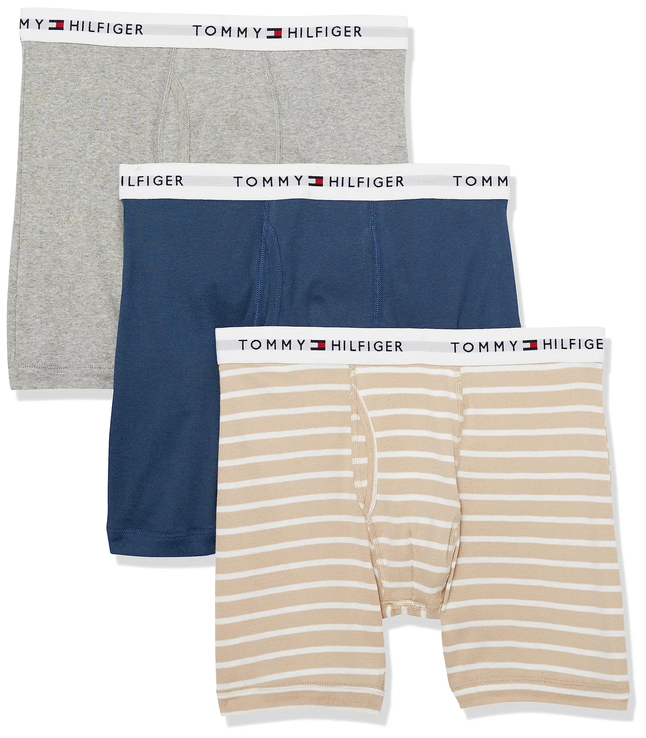 Мужские боксеры из хлопка Multipack Cotton Classics Tommy Hilfiger, Light Brown French