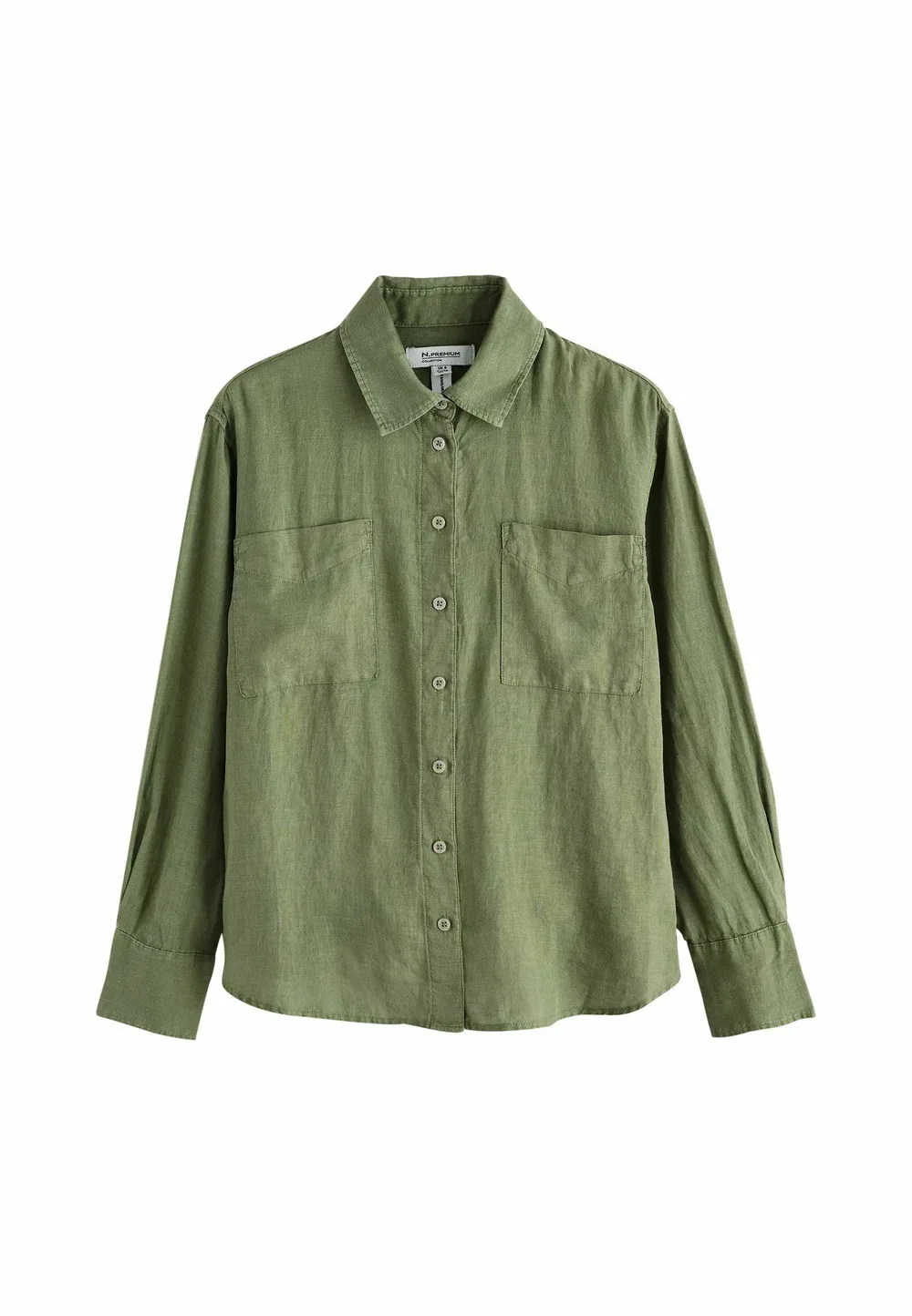 Блузка на пуговицах Next, Khaki Green