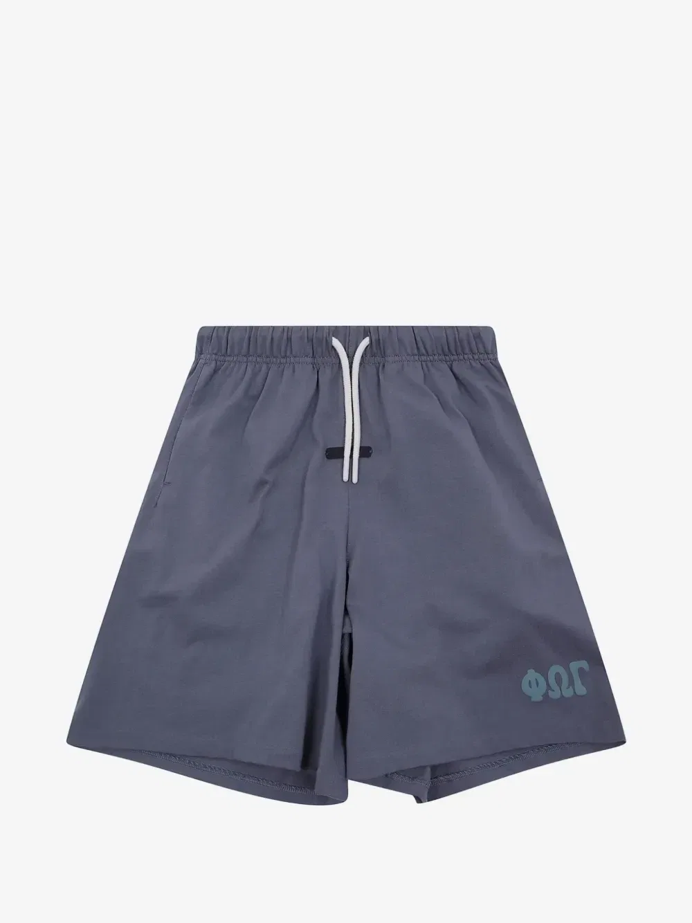Шорты на шнурке с принтом-логотипом FEAR OF GOD ESSENTIALS KIDS, синий