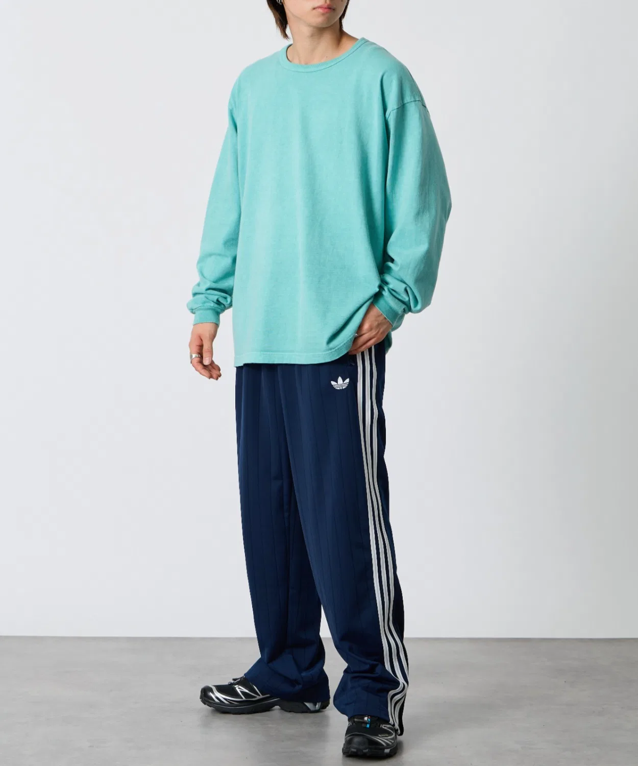Мужские спортивные брюки с принтом Firebird Adidas Originals, Blue — фото 2