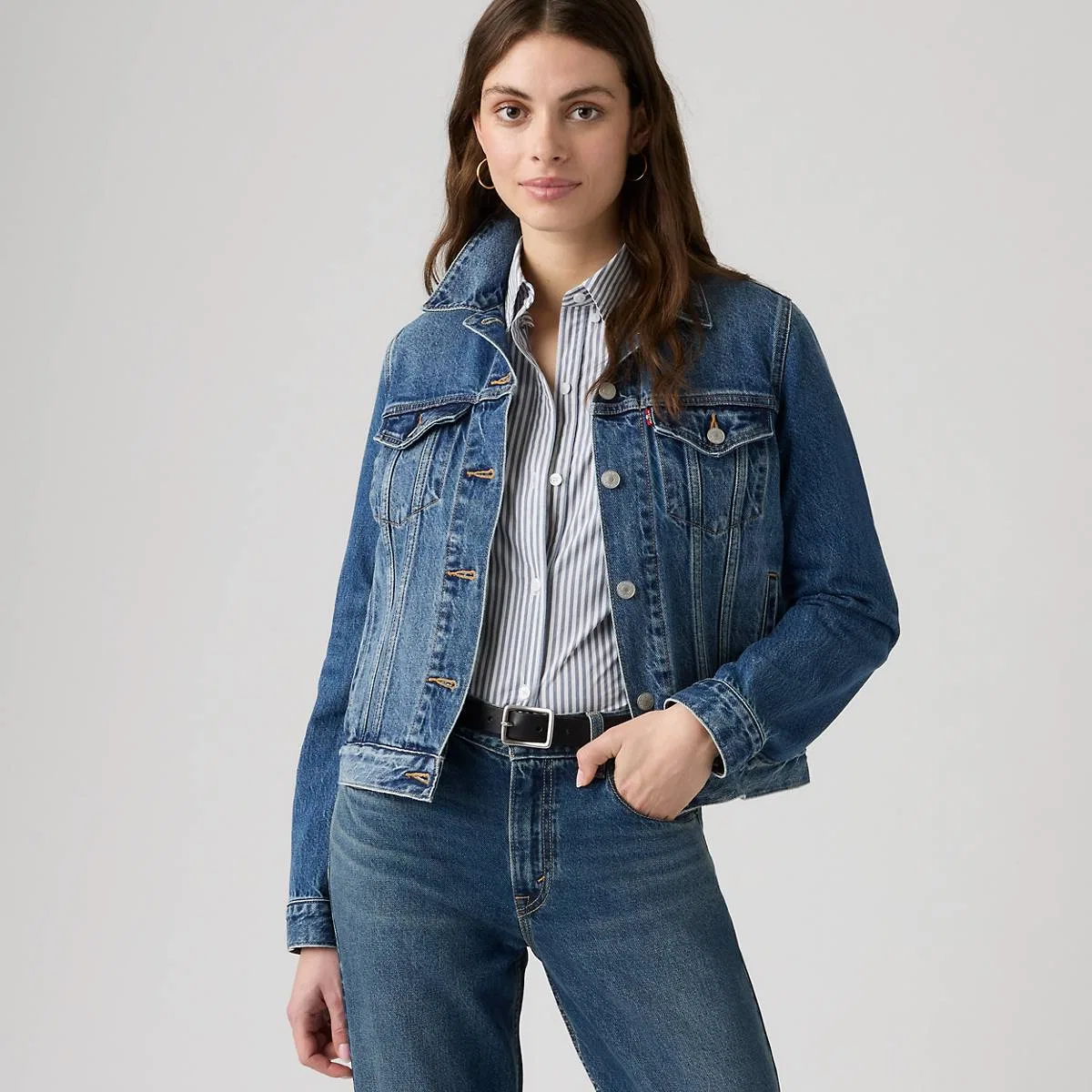 Оригинальная куртка дальнобойщика Levi's, Trial Case - Medium Wash