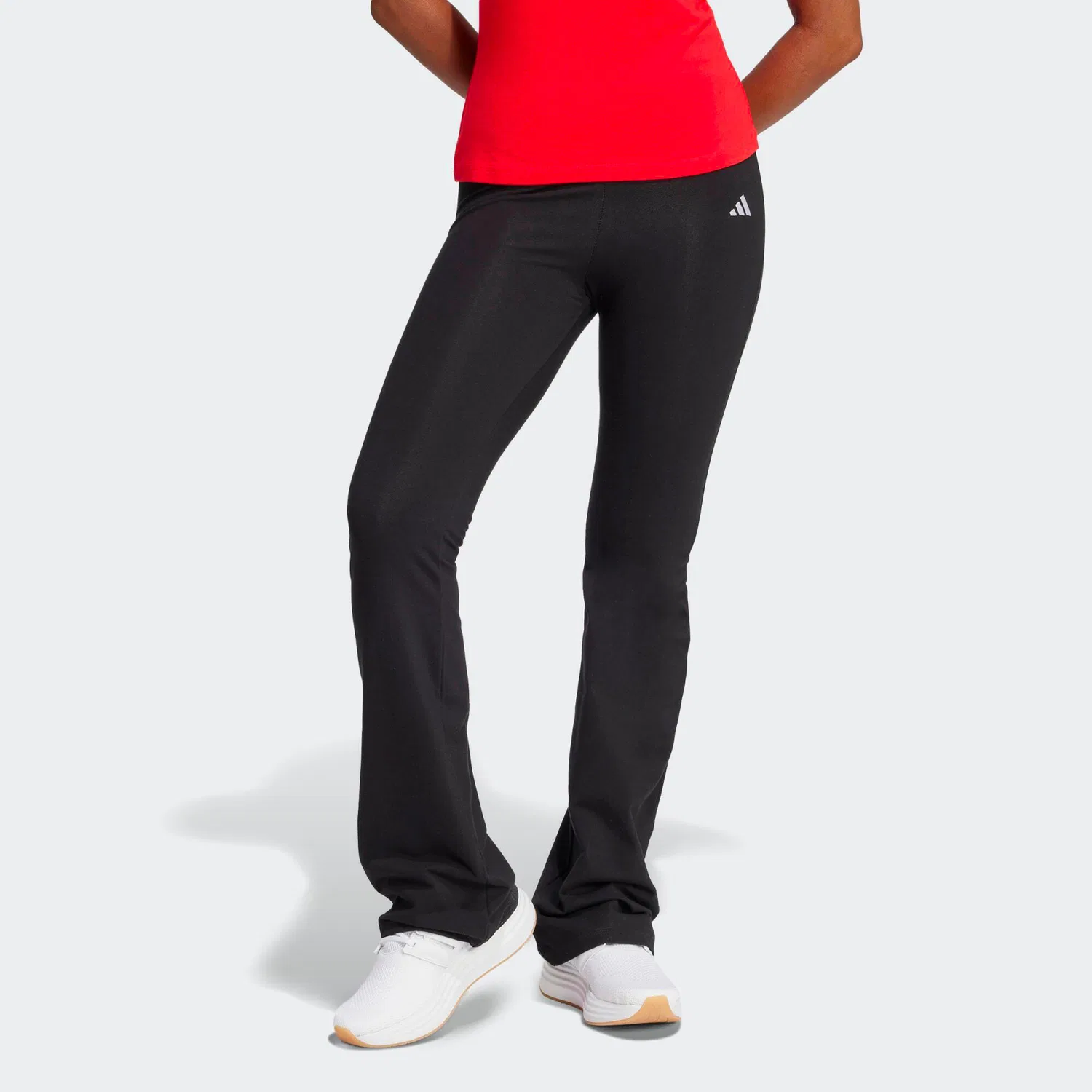 Женские леггинсы с расклешенной штаниной Adidas, Schwarz