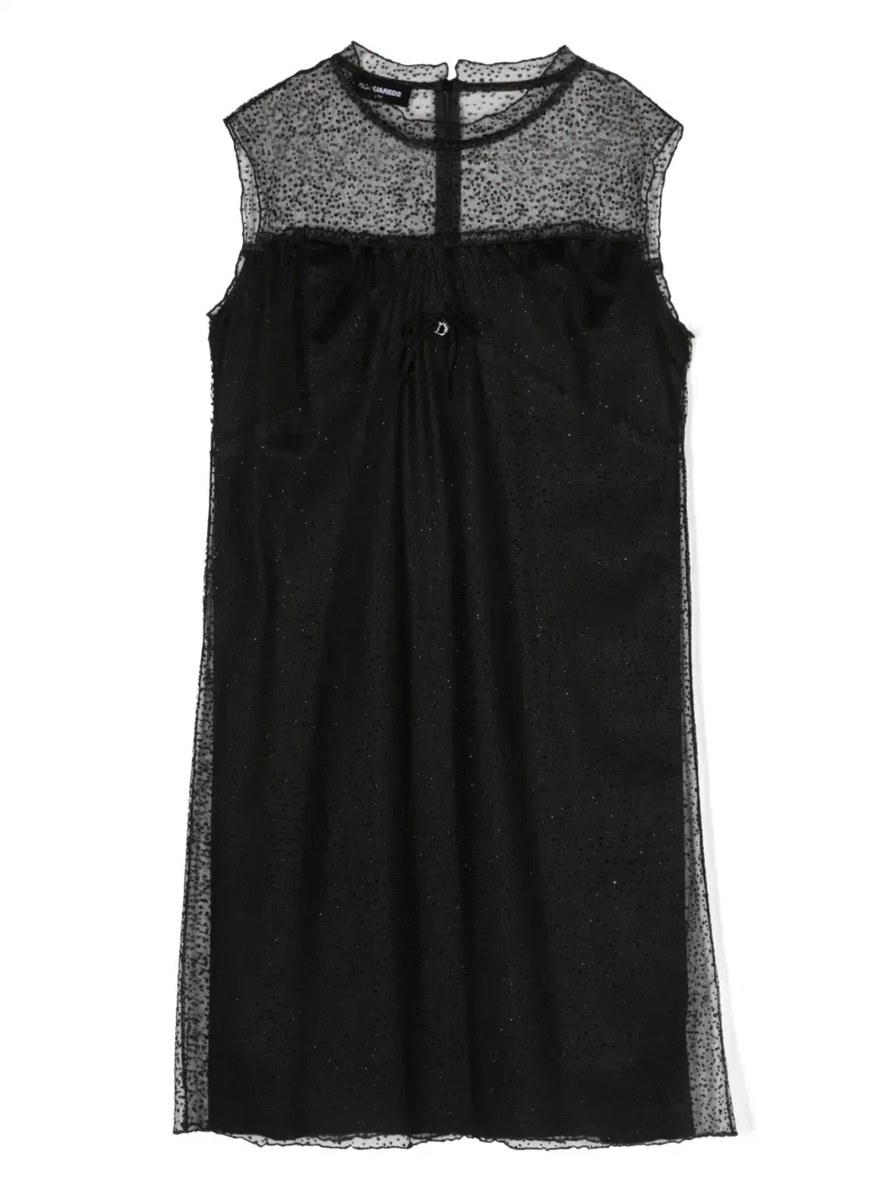 Платье без рукавов Dsquared2 Kids, черный
