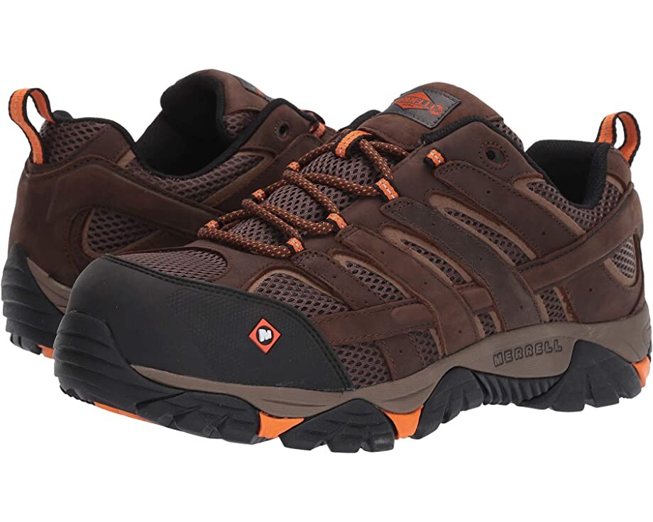 

Кроссовки Moab Vertex Vent Composite Toe Merrell Work, глина