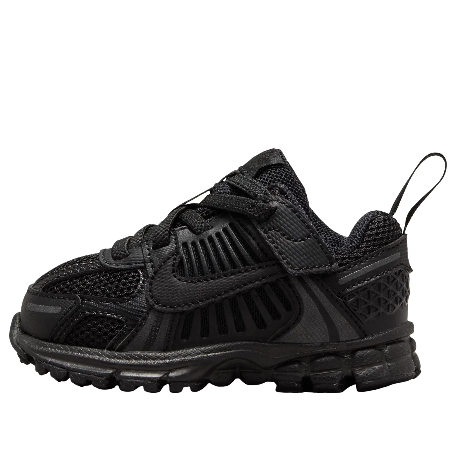 Детские кроссовки с текстильным верхом Air Zoom Vomero 5 'Black' Nike, черный