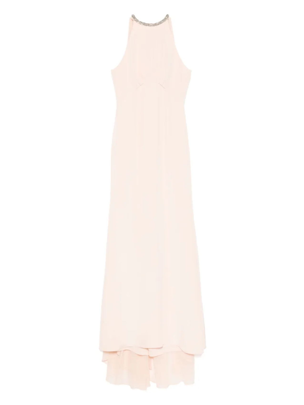 

Платье макси из шелкового шифона Roland Mouret, розовый
