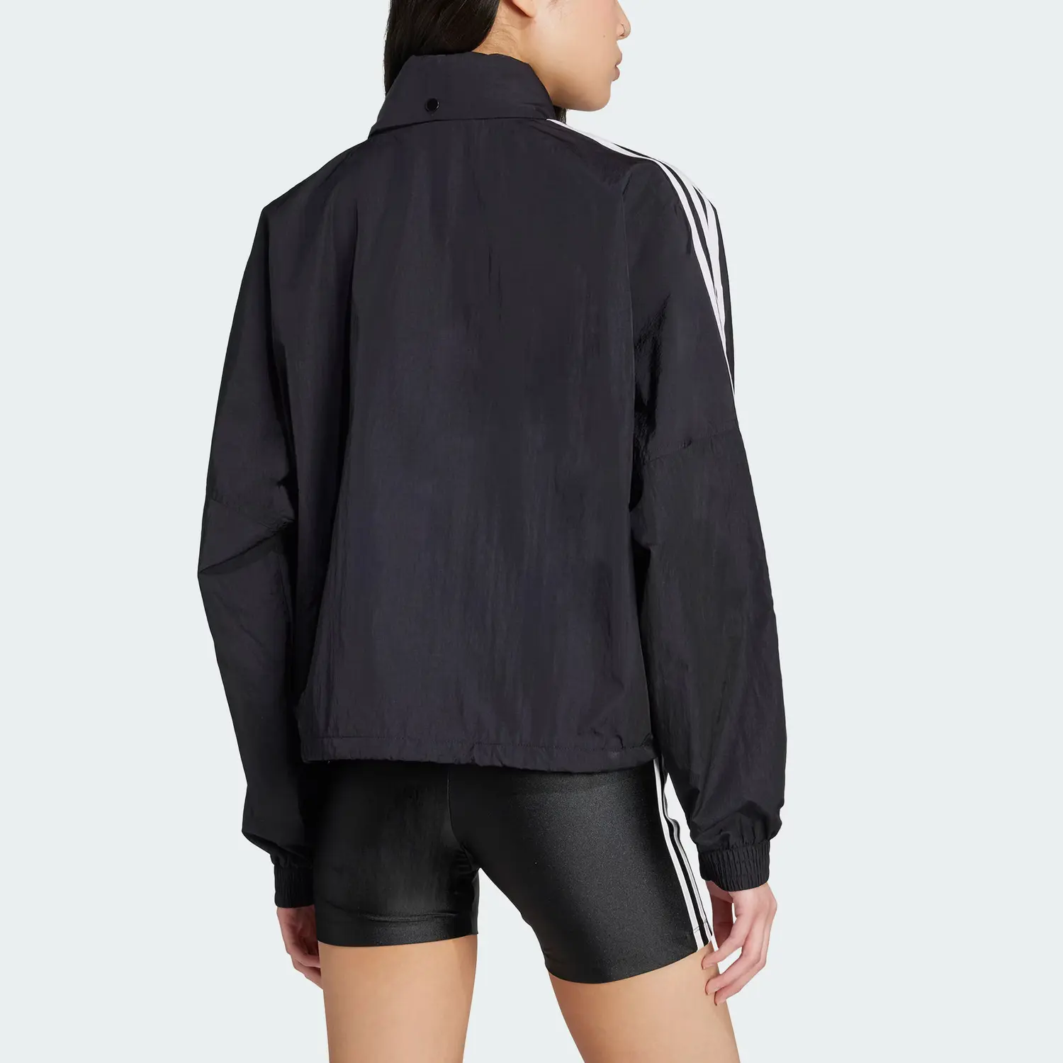Adidas Originals Ветровка Adicolor SS25, Black/White — фото 3