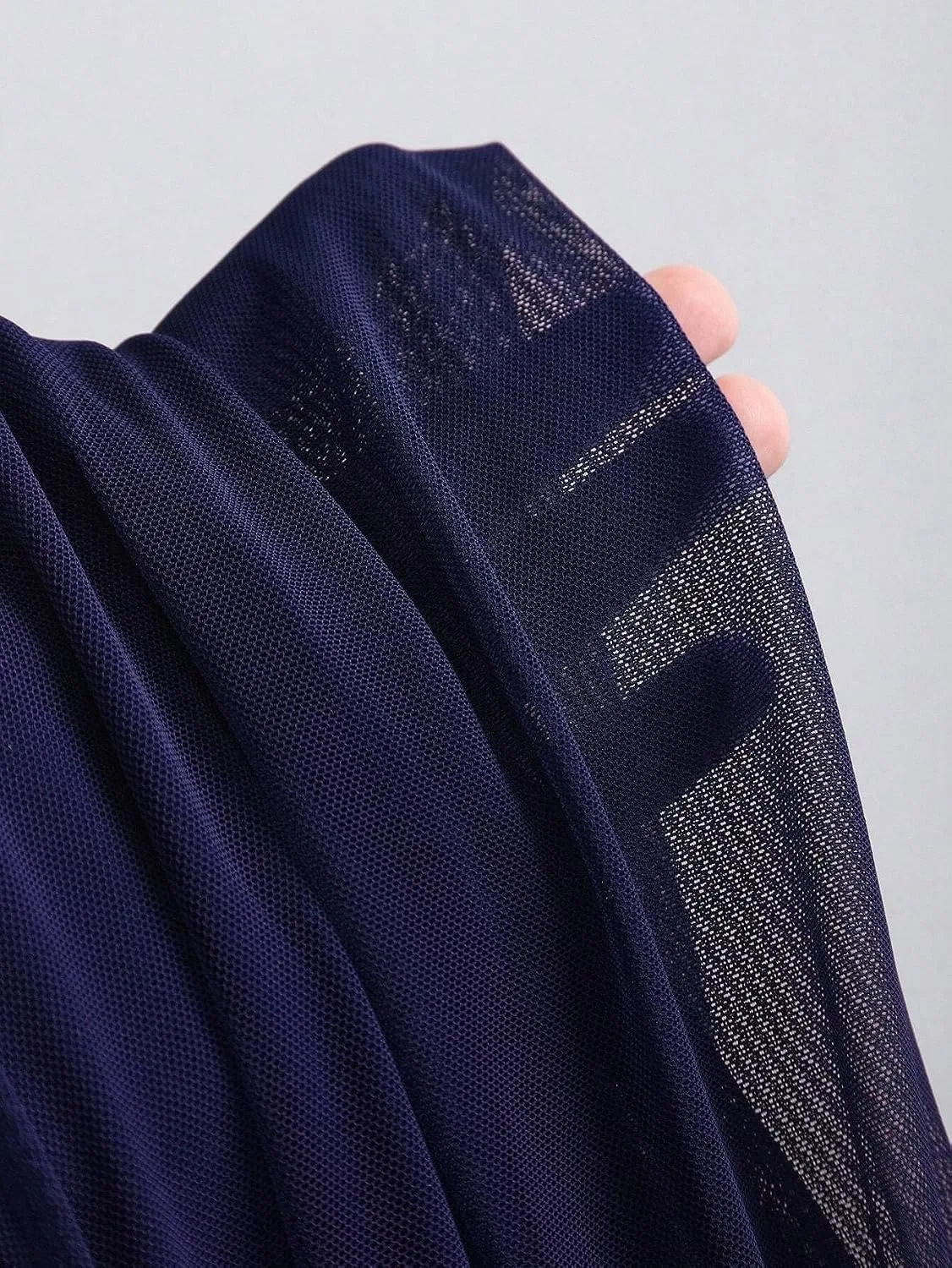 Женское облегающее мини-платье с запахом Bodycon, Navy Blue — фото 4