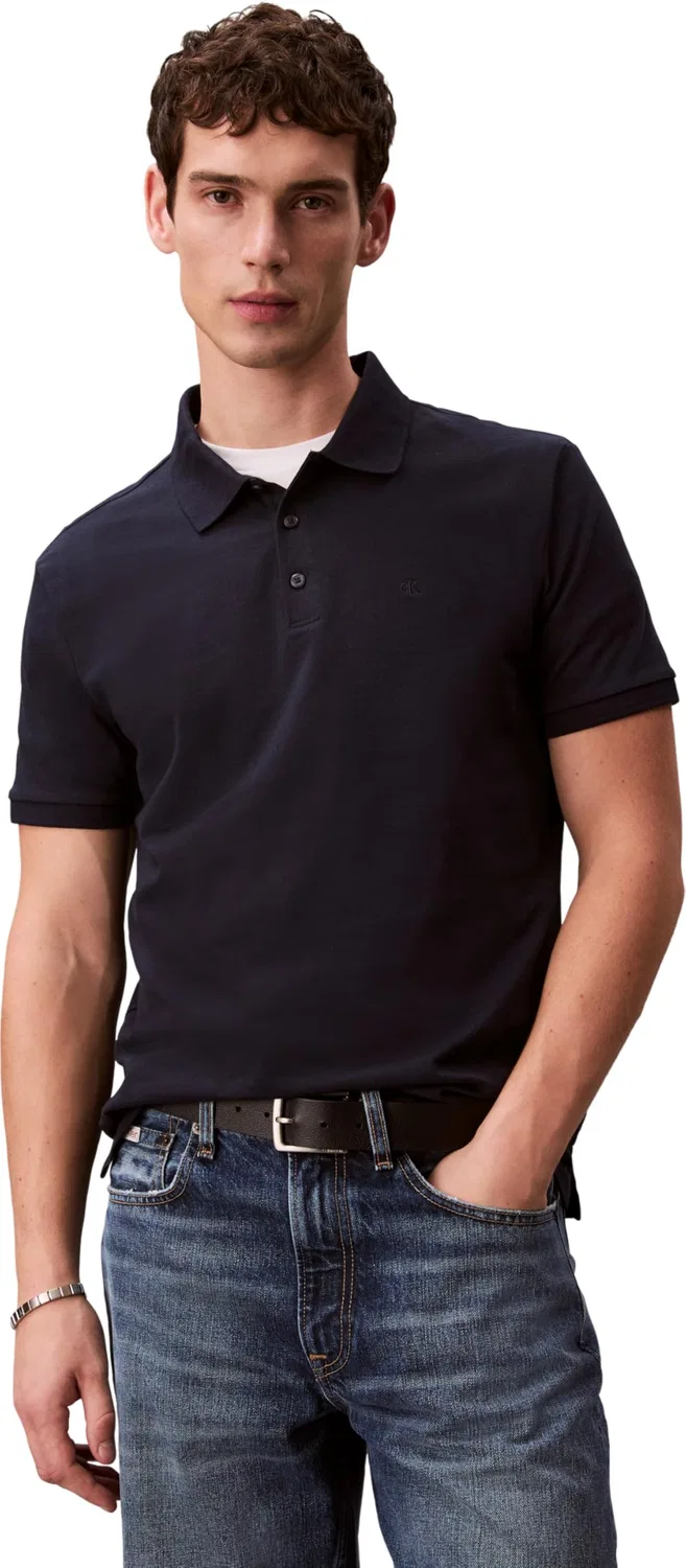 Мужское поло с монограммой Classic Monogram Calvin Klein, Dark Sapphire