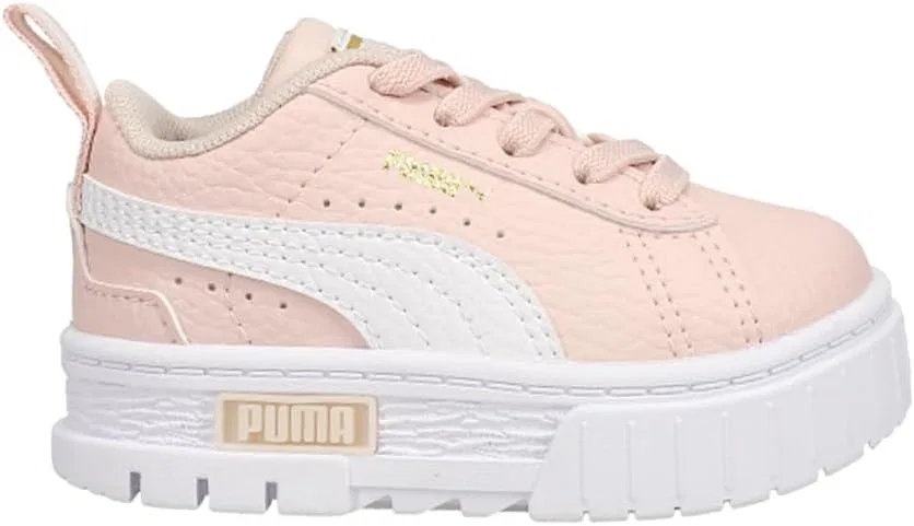 Детские кожаные кроссовки для девочек Mayze PUMA, Island Pink/White