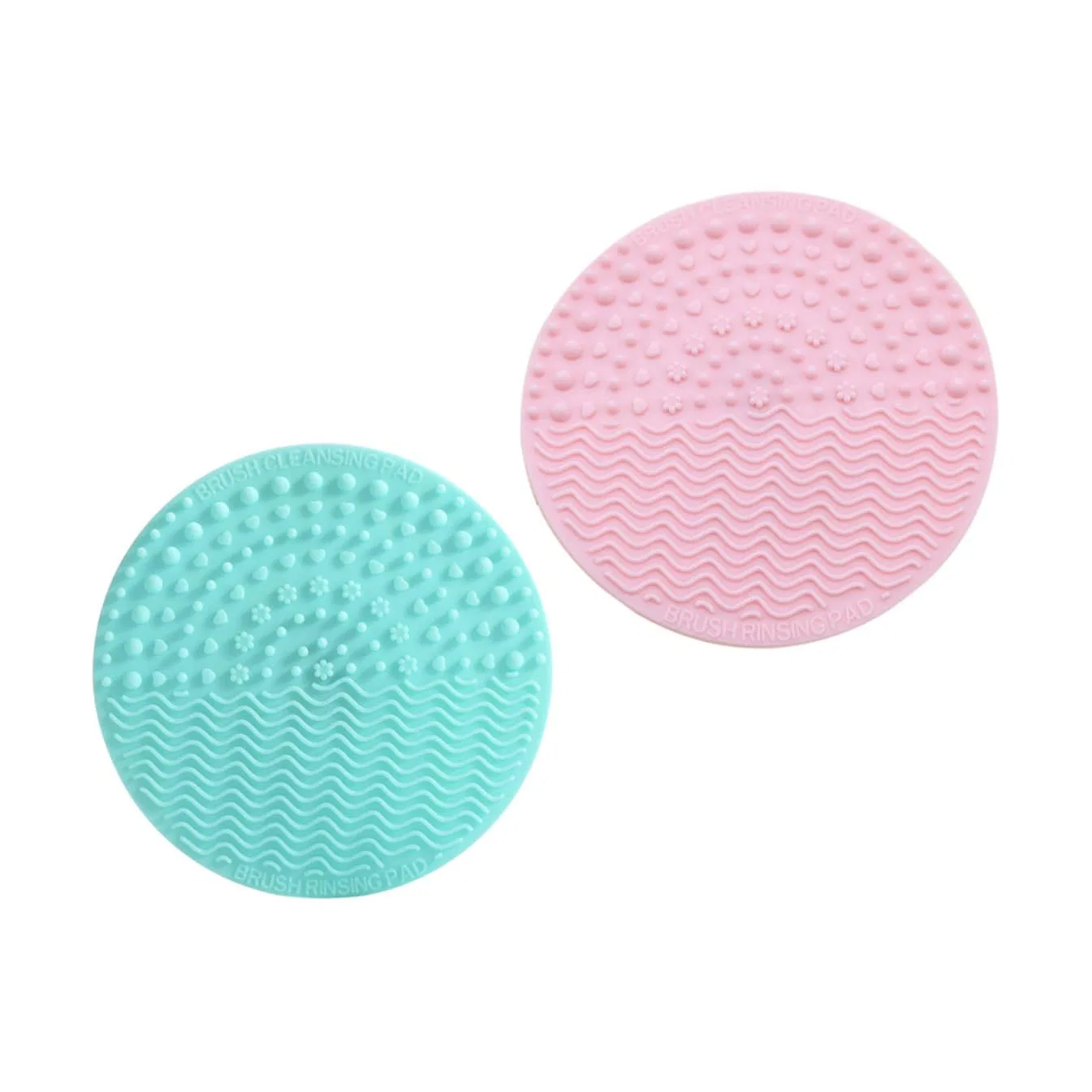 Силиконовые подушечки для очистки кистей, Minkissy, 2 шт, 10x10 см