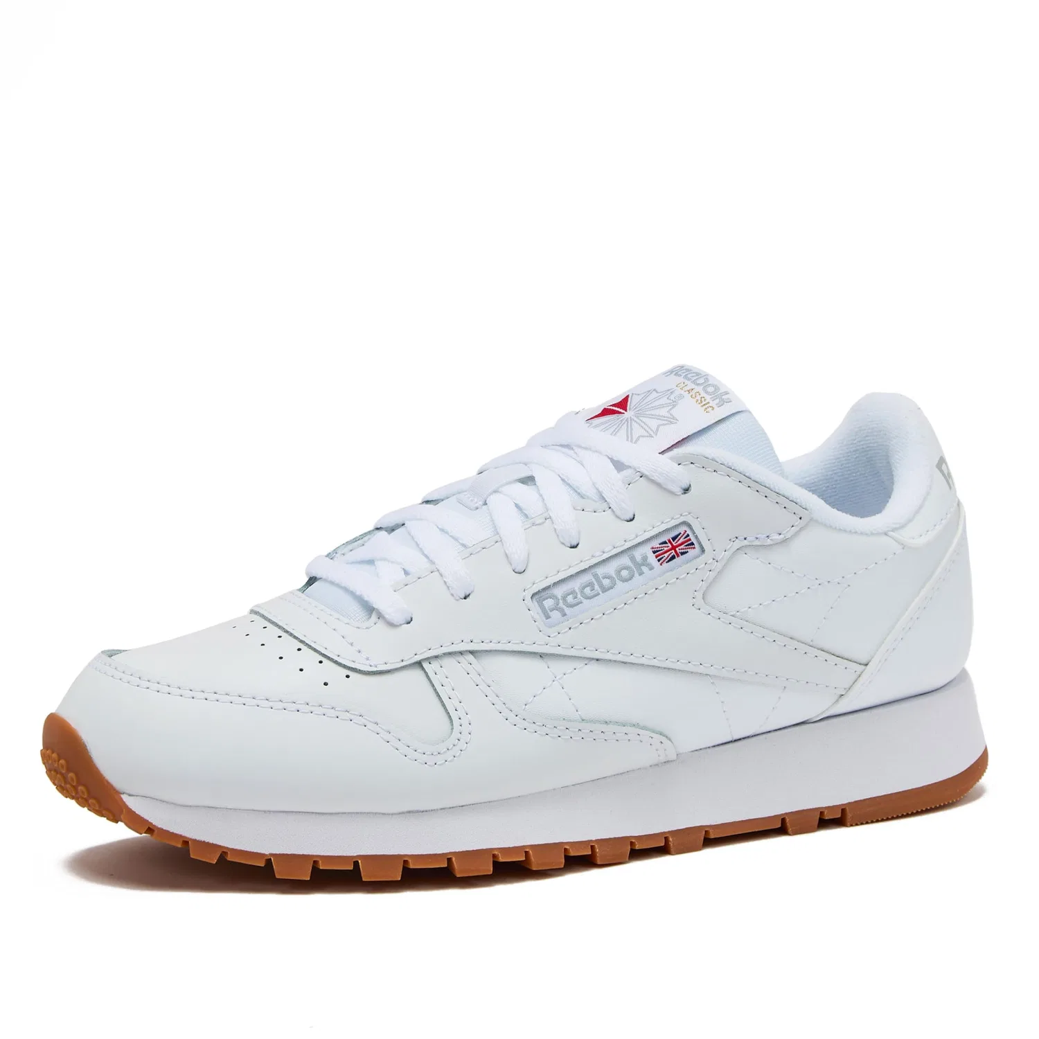 Детские кроссовки Reebok CL Lthr Trainers, White Rubber Int