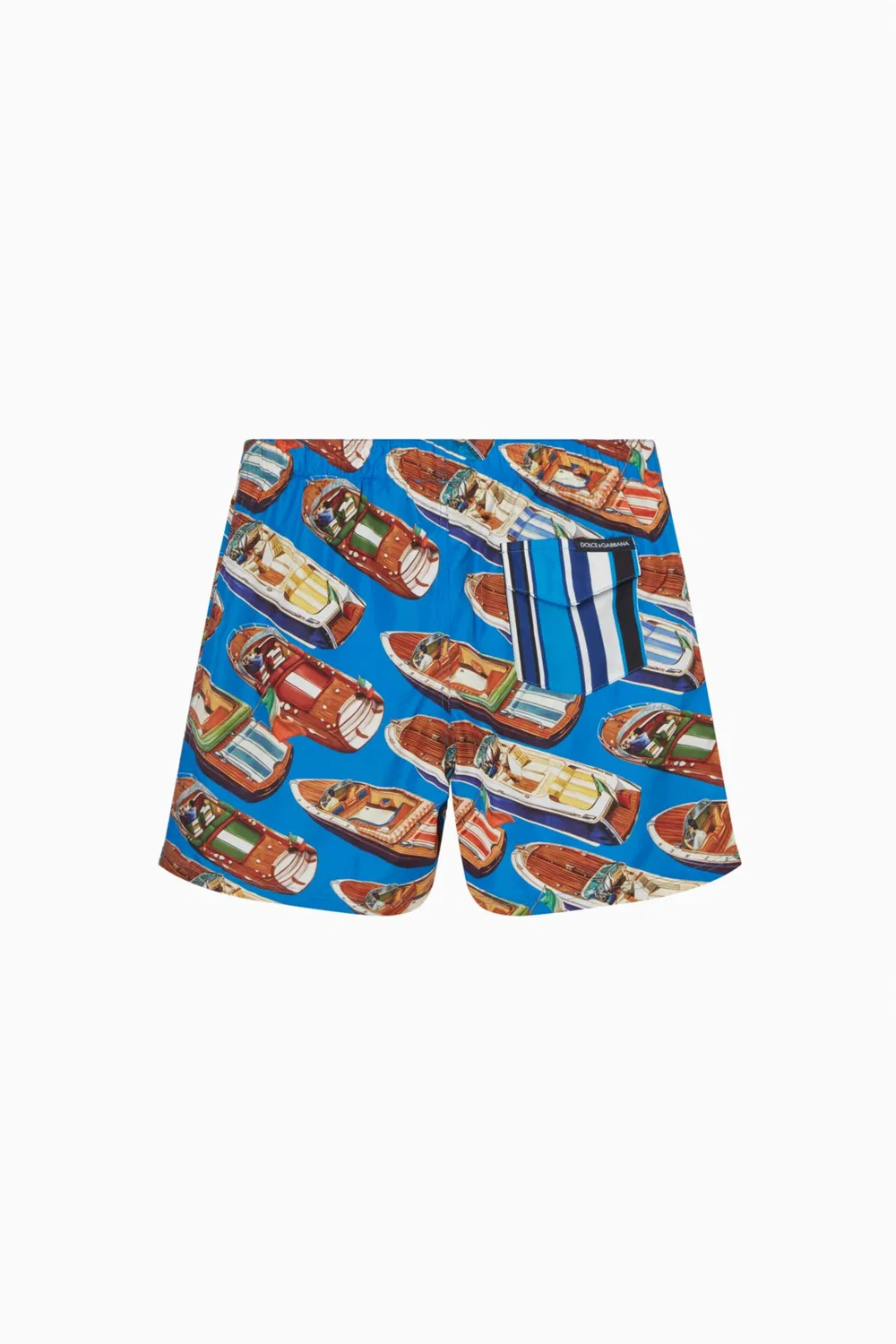 Шорты для плавания с принтом моторной лодки из нейлона Dolce & Gabbana — фото 3