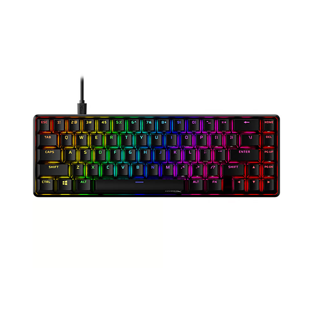 

Игровая клавиатура HyperX Alloy Origins 65, Aqua Switch, чёрный, английская раскладка