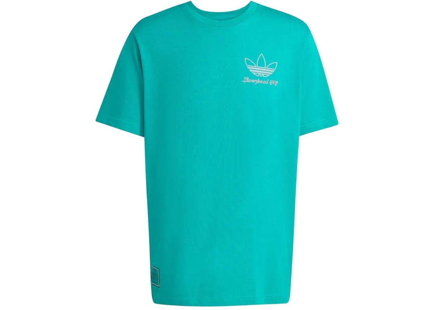 Мужская футболка с принтом Liverpool FC Terrace Icons Graphic Tee Adidas, Sea Green