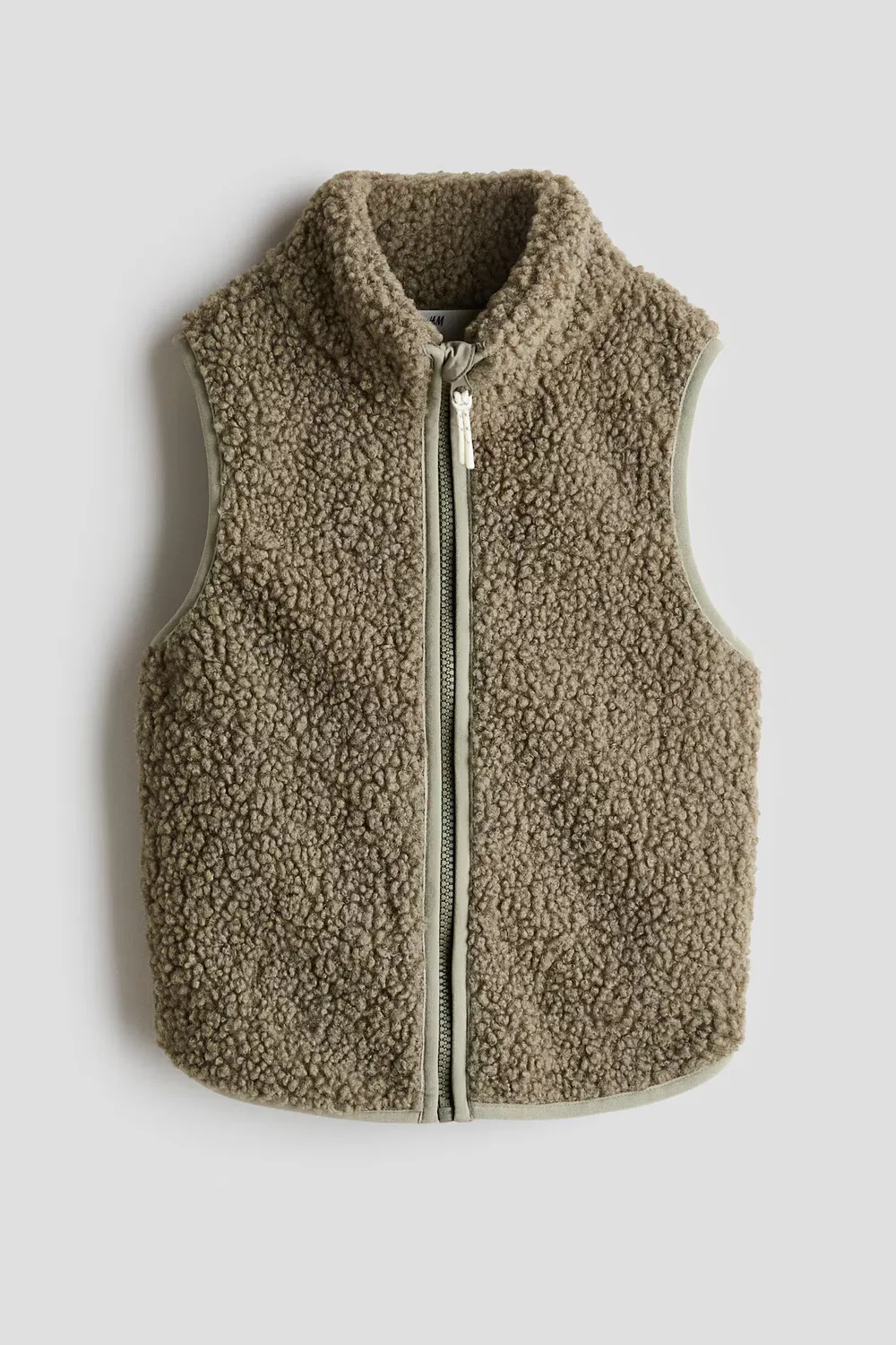 Жилет из плюшевого мишки H&M, Khakigrün