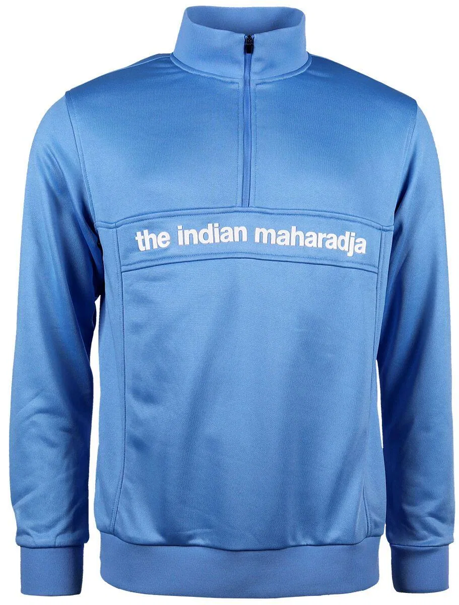 Детский свитер с высоким воротником Indian Maharadja Poly Terry Kinder Sweater, The Indian Maharadja, Цвет: Gletscherblau
