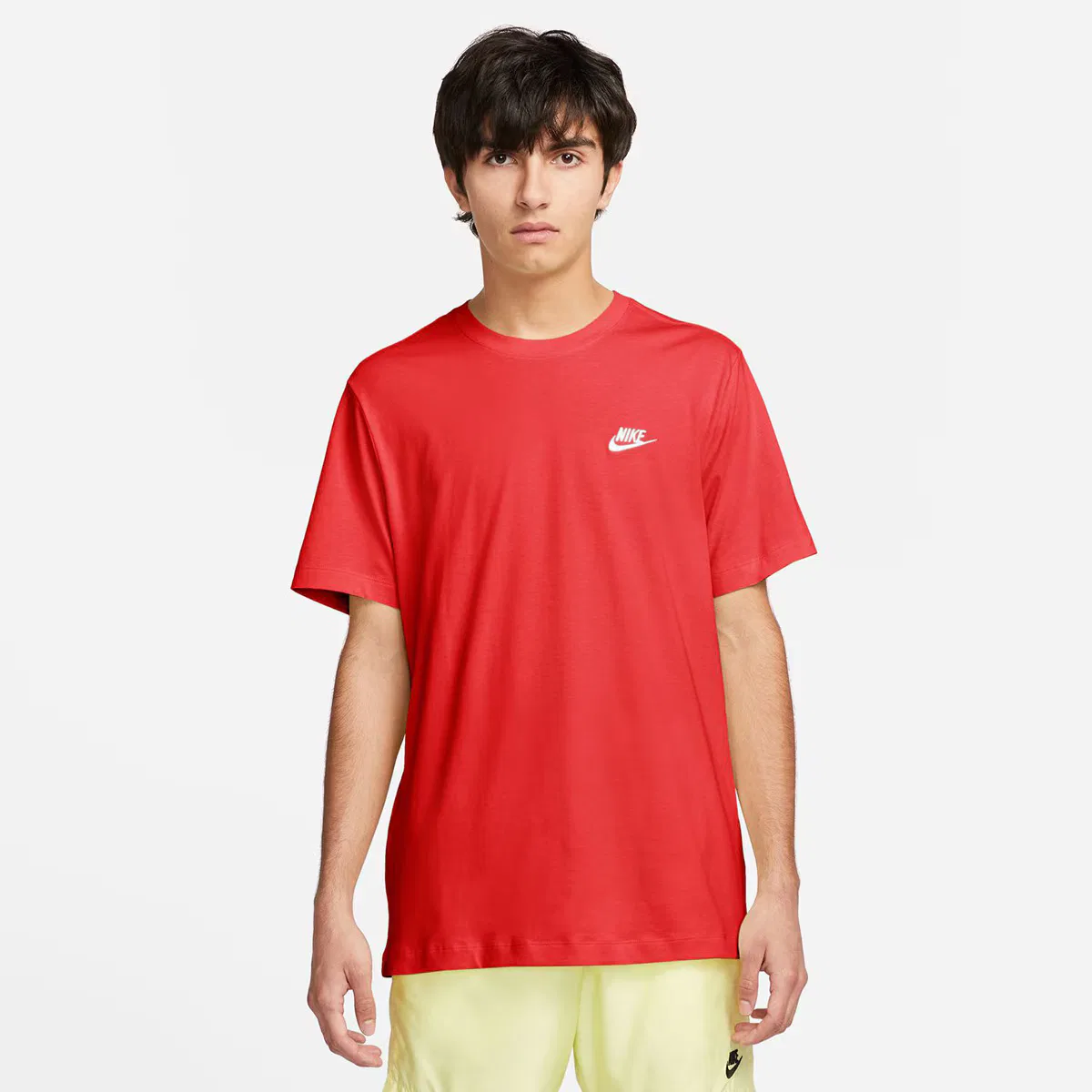 Мужская футболка, M Nsw Club Tee, Nike, красный белый