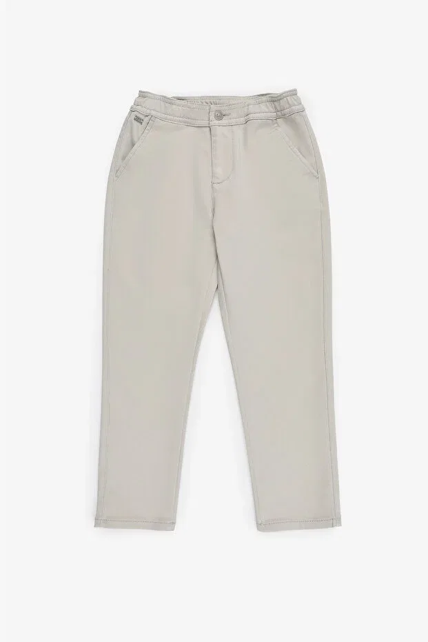 Детские брюки для мальчиков из канваса U.S. Polo Assn., Stone — фото 2