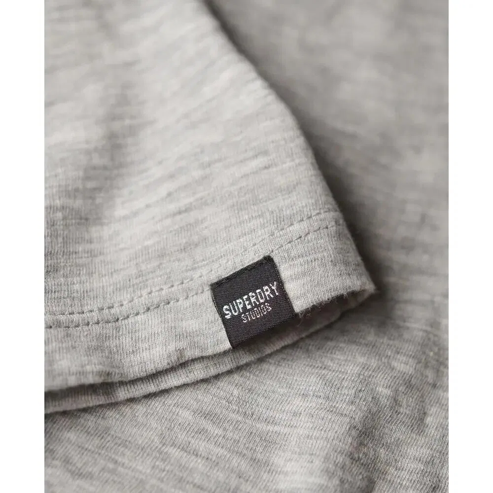 Женская футболка со свободным вырезом Superdry, Grau — фото 2