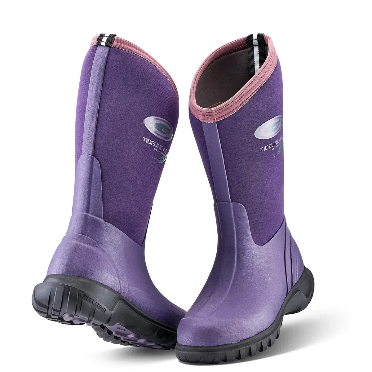 Детские резиновые сапоги Muddies Tideline Grubs Boots, Violet