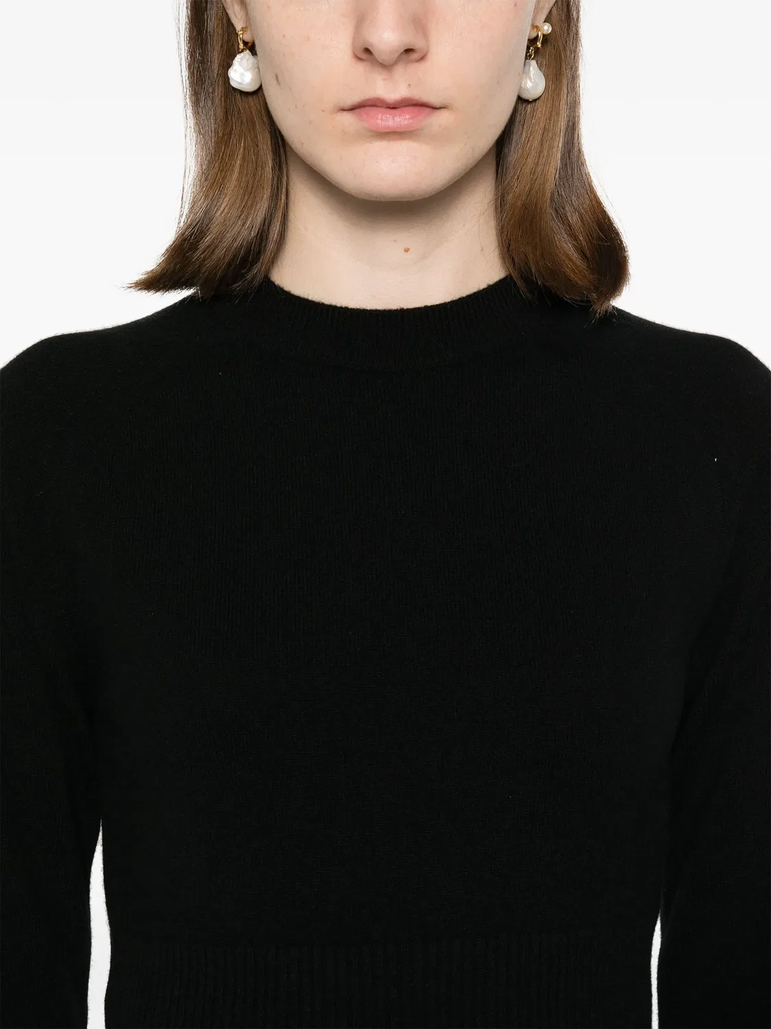 Свитер La Maille Soglia Jacquemus, черный — фото 3