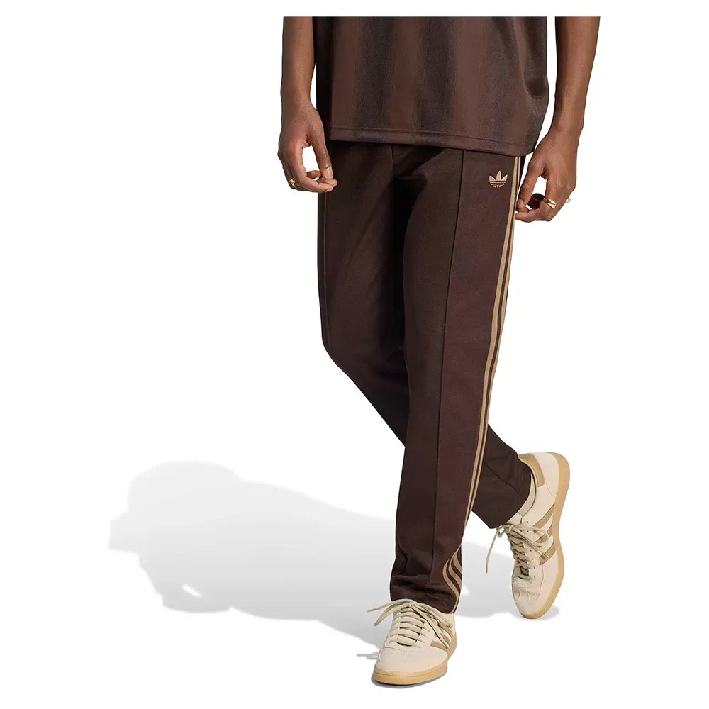Брюки спортивные Classic Track Franz Beckenbauer Adidas Originals, коричневый