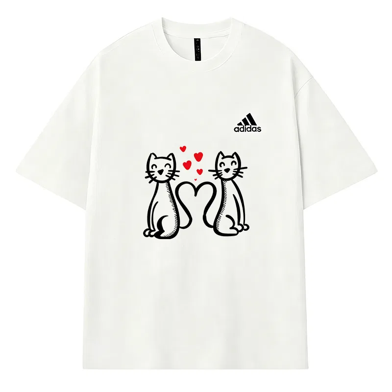 Детская футболка с круглым вырезом Adidas, Ecru