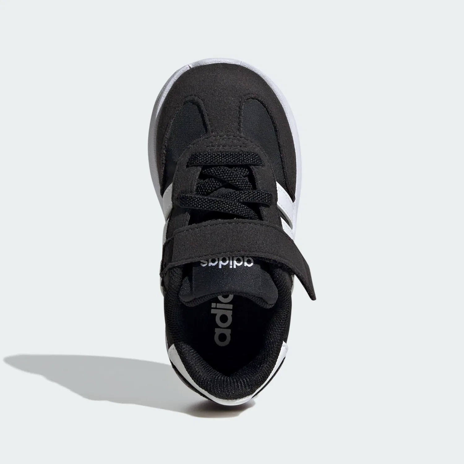 Детские кроссовки с ретро-дизайном Run 70s 2.0 Adidas, Schwarz Weiss — фото 2