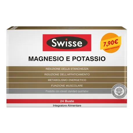 

Swisse Магний и Калий, 24 пакетика, добавка минеральных солей