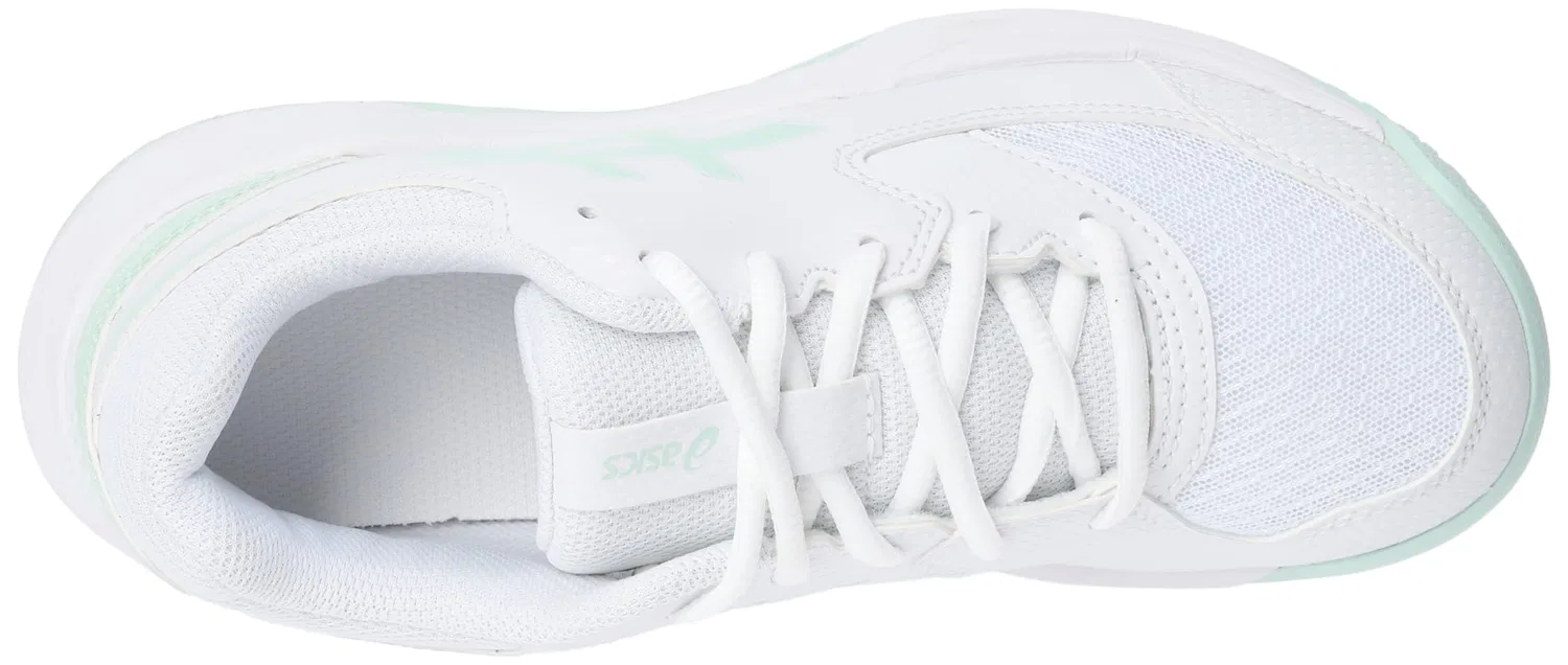Детские кроссовки для мальчиков с поддержкой Gel Dedicated 8 Gs ASICS, White Pale Blue — фото 3