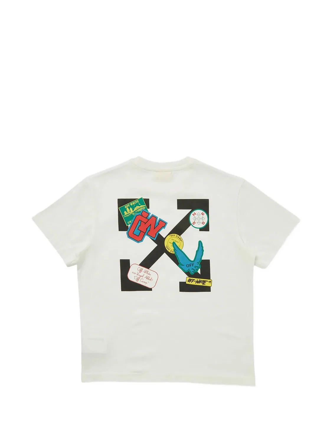 OFF-WHITE Футболка Arrows нейтральные тона — фото 2