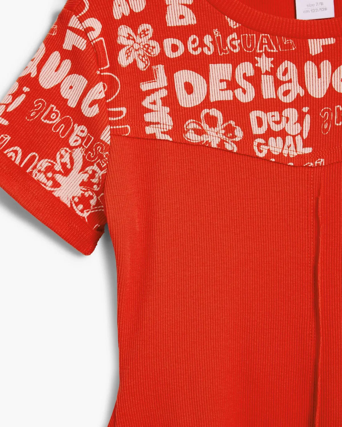Детское платье для девочек с принтом Desigual, Rojo — фото 2