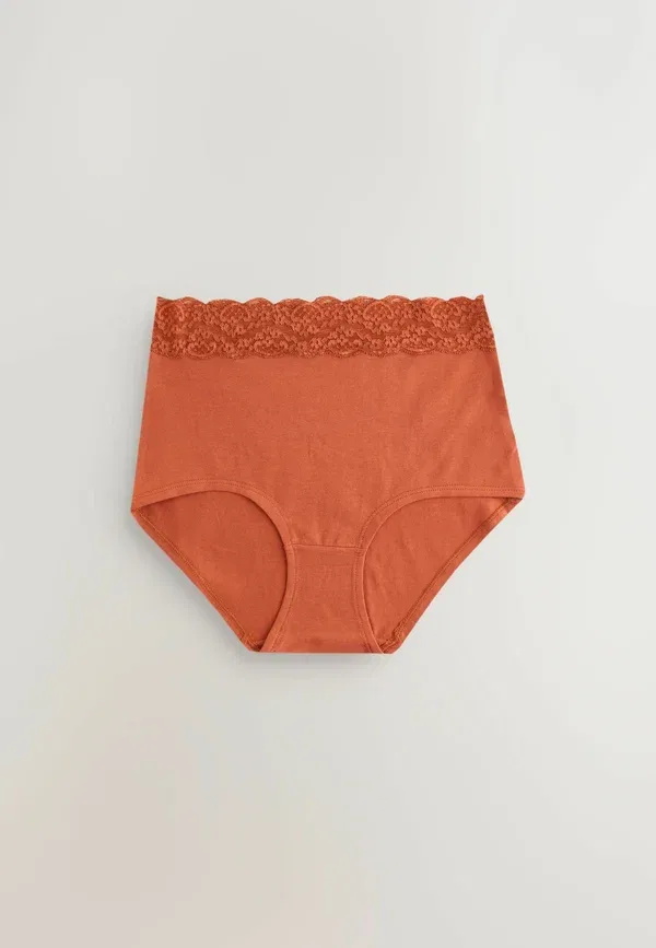 Комплект трусов, кружевные, Four pack, Next, Rust Red, красный — фото 4
