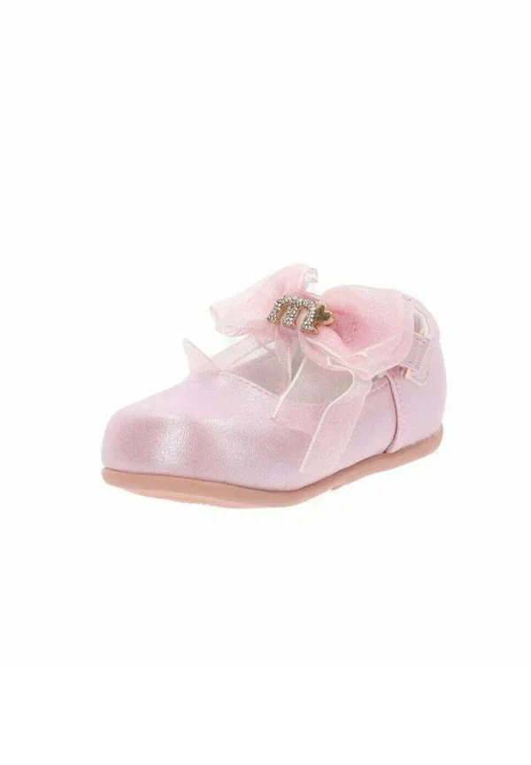 Ботинки из высококачественного кожзама Baby shoes Melania, Rosa, розовый — фото 2