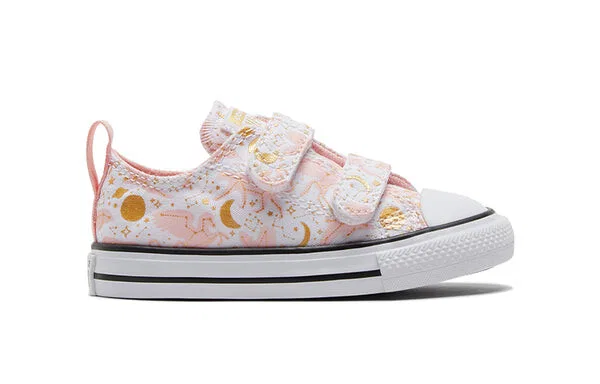 Кроссовки chuck taylor all star 2v canvas shoes pink/white Converse, розовый — фото 3
