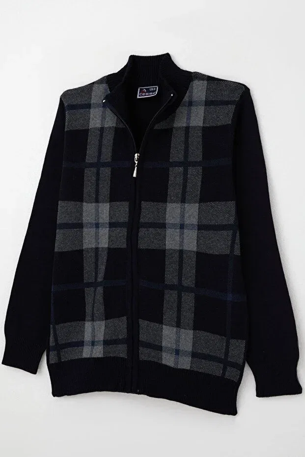 Детский кардиган для мальчиков с принтом Cegisa, Navy Blue — фото 3