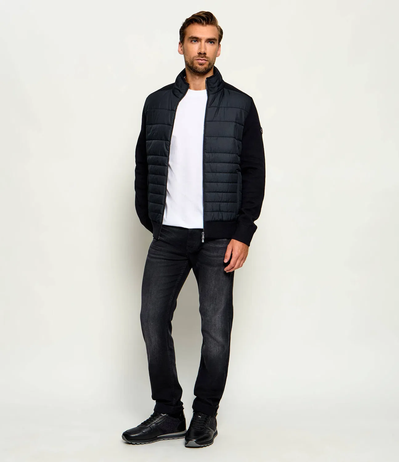 Джинсы slim fit H-Delaware Boss, черный — фото 2