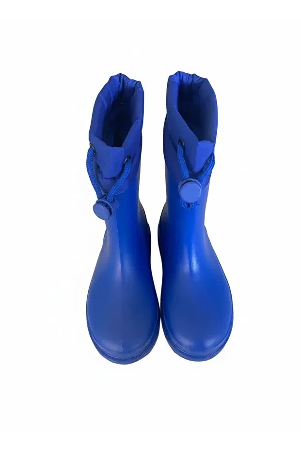 Детские для девочек сапожки с принтом Konçlu plush emoji boys' rain boots Belixspor, Blue — фото 3